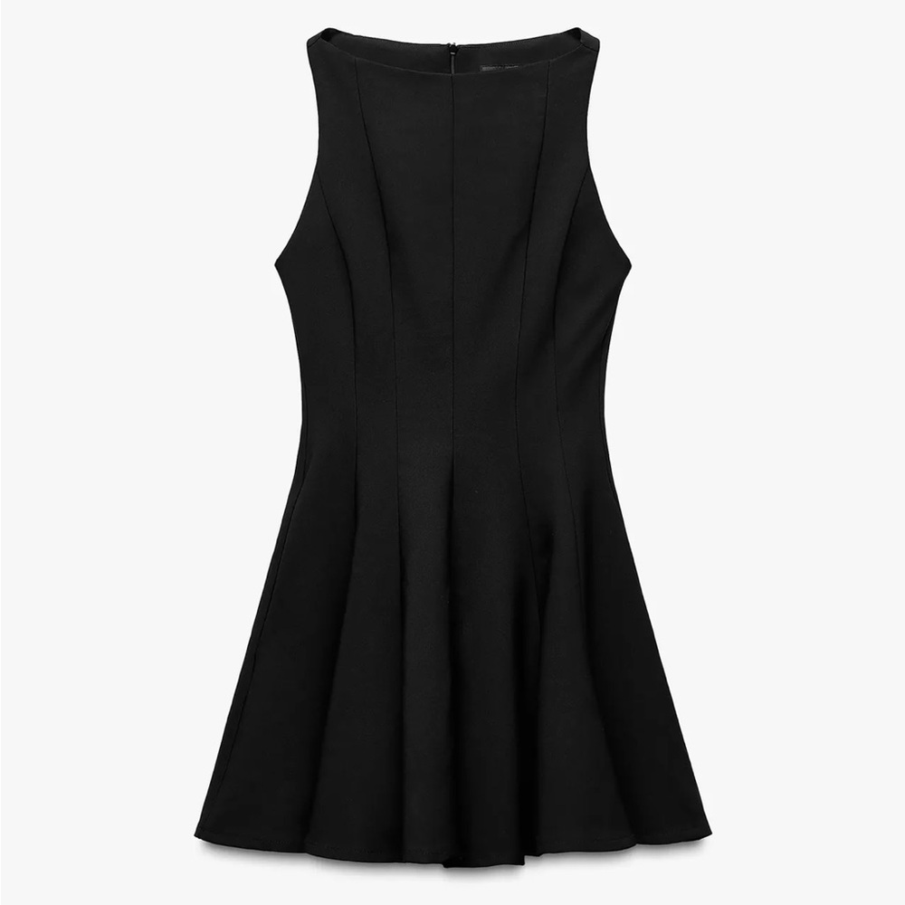 Zara Black Skater Dress